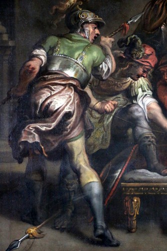 Simon De Vos (anvers 1603 – 1676)  - L'arrestation de Samson - 