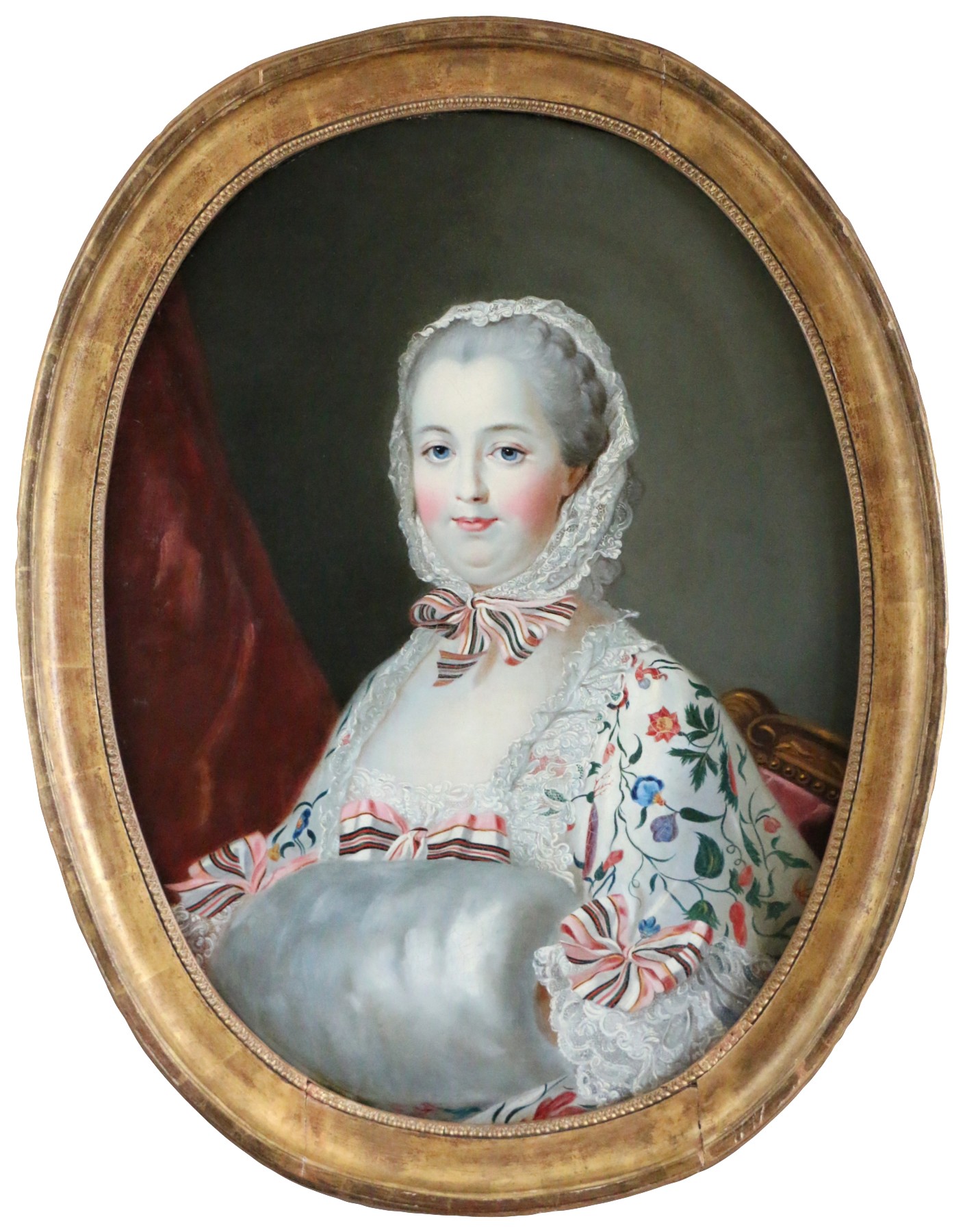Madame De Pompadour French School Of The 19th Century After Drouais Ref 81137