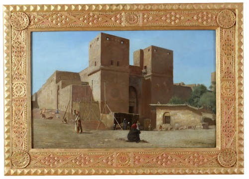 Scène animée devant une forteresse - Henri Regnault (1843-1871)