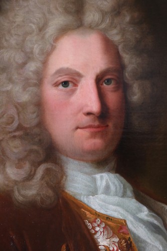Portrait d'un gentilhomme vers 1720 - attribué à Robert Levrac de Tounières (1667-1752)  - Louis XIV