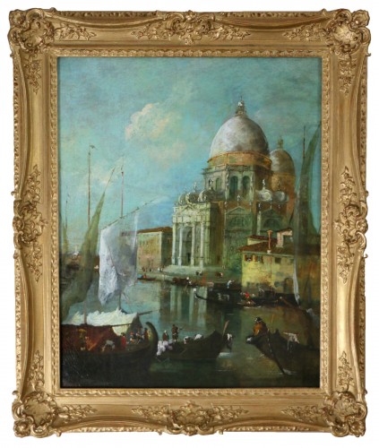 Vue de Venise, Vedute vers 1800 - Ecole ou atelier de Francesco Guardi (1712-1793)