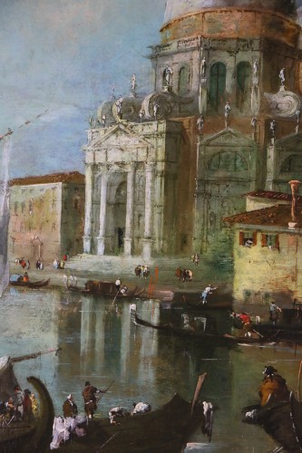 Vue de Venise, Vedute vers 1800 - Ecole ou atelier de Francesco Guardi (1712-1793) - Galerie PhC