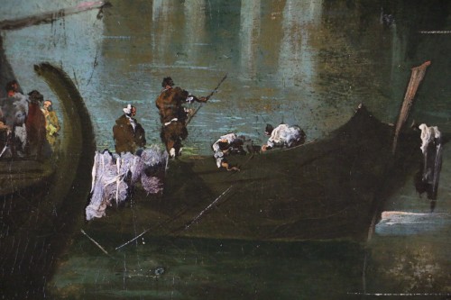  - Vue de Venise, Vedute vers 1800 - Ecole ou atelier de Francesco Guardi (1712-1793)