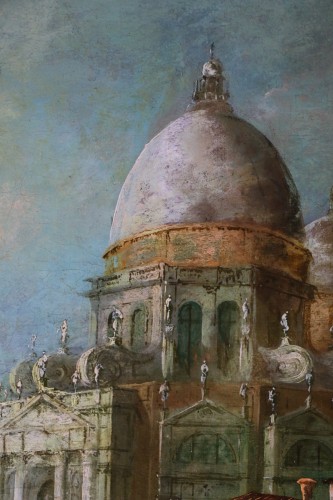Antiquités - Vue de Venise, Vedute vers 1800 - Ecole ou atelier de Francesco Guardi (1712-1793)