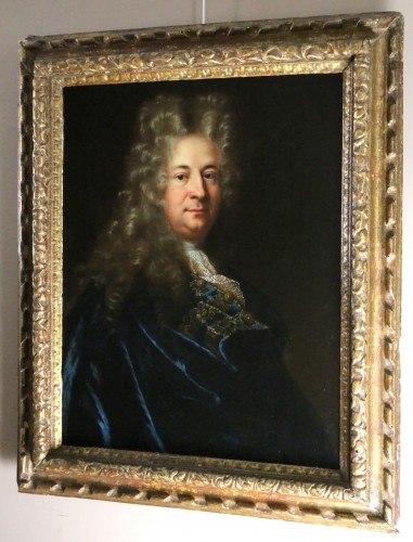 Presumed portrait of Marin Marais, composer - French school from the end of the 17th century attributed to Andre Bouys (1656  - 1740) - Paintings & Drawings Style Louis XIV