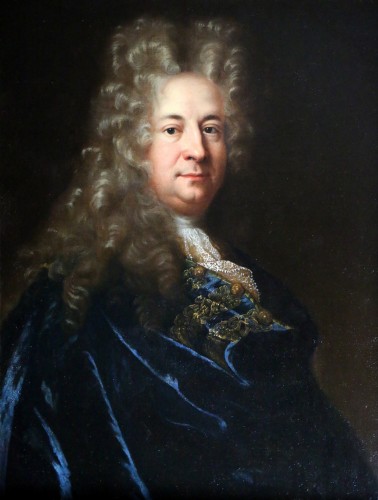 Tableaux et dessins Tableaux XVIIe siècle - Portrait présumé de Marin Marais, compositeur - Ecole française de la fin du XVIIè siècle attribuée à Andre Bouys (1656  - 1740)