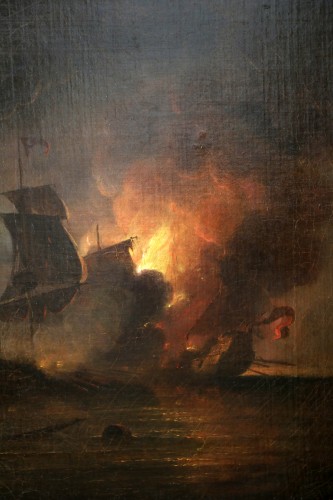 Empire - Thomas Luny (1759-1837)  - Barbary Wars (1801; 1816) Naval battle 1815