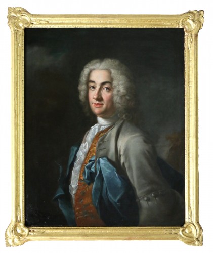 Portrait of a gentleman, attributed to Louis Tocqué (1696-1772)