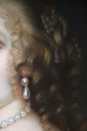 Portrait of Madame de Sévigné (1626; 1696), Pastel attributed to R.Nanteuil - Louis XIV