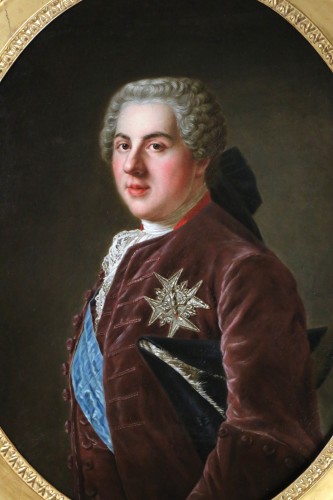 Louis Ferdinand of France (1729; 1765), Dauphin of France, son of Louis XV - Paintings & Drawings Style Louis XV