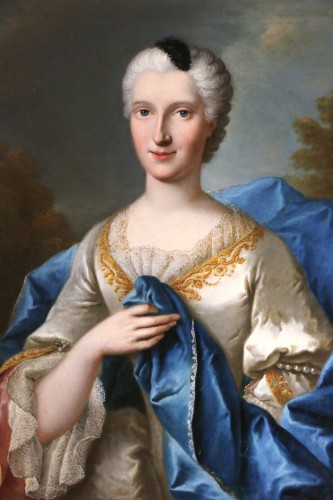 Tableaux et dessins Tableaux XVIIIe siècle - Baziray Richard (1690, 1757) - Portrait d'une femme de qualité 