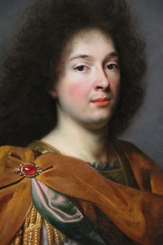 Portrait d'un jeune homme vêtu à l'antique - Attribué à Pierre Mignard (1612-1695) - Galerie PhC