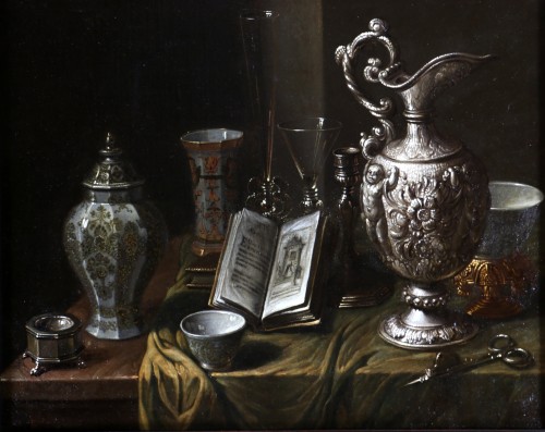 Still life - attributed to Pieter Gerritsz van Roestraten (1627, 1698) - Paintings & Drawings Style Louis XIV