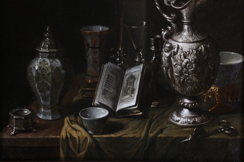 Still life - attributed to Pieter Gerritsz van Roestraten (1627, 1698) - Louis XIV