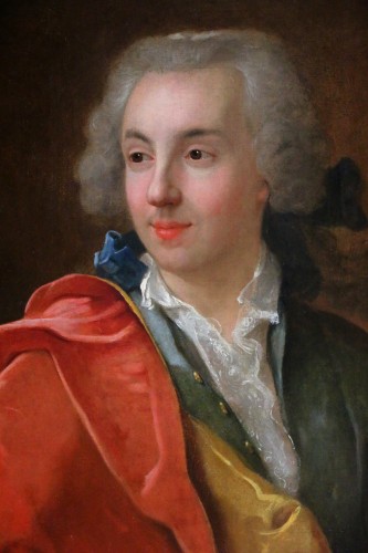 Ecole française vers 1740 - Portrait d'un élégant jeune homme - Galerie PhC