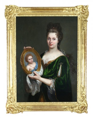 Portrait de Françoise Marie de Bourbon - Attribué à François de Troy (164 - 1730)