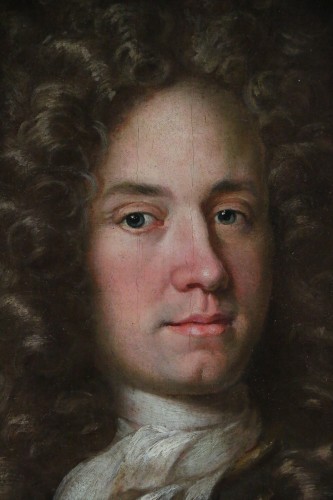 17th century - French 17dt School-Portrait of a young man 