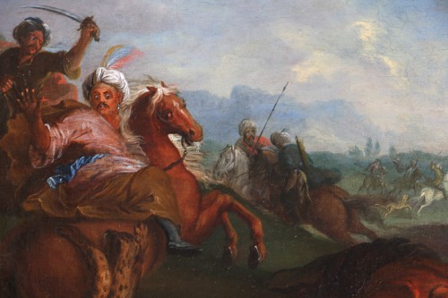 Attribué à Joseph François Parrocel (1704-1781) L'attaque des tigres - Galerie PhC