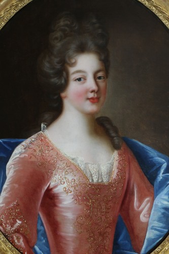 Tableaux et dessins Tableaux XVIIIe siècle - Portrait d'une Dame de qualité - attribué à François de Troy (1645 - 1730)
