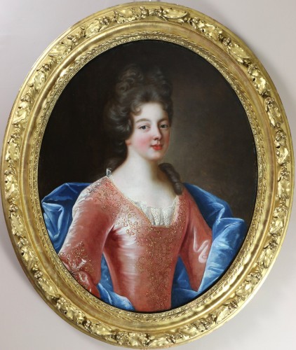 Antiquités - Portrait of a Lady- attributed to François de Troy (1645 - 1730)
