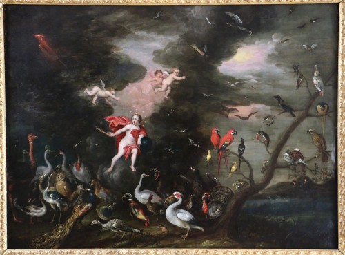Allegory of air - Attributed to  Jan Brueghel II the Younger (1601-1678) - Paintings & Drawings Style Louis XIII