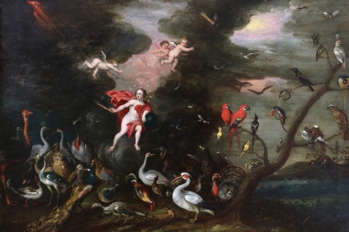 Paintings & Drawings  - Allegory of air - Attributed to  Jan Brueghel II the Younger (1601-1678)