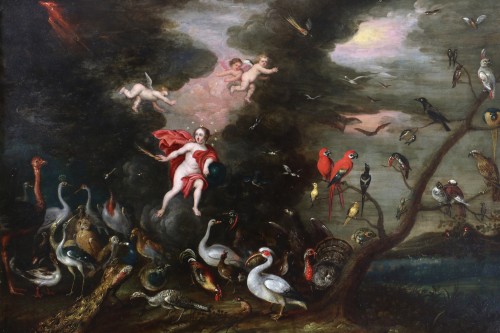 Tableaux et dessins Tableaux XVIIe siècle - Allégorie de l'air - Attribué à Jan Brueghel II le jeune (1601-1678)