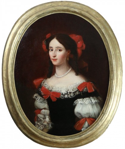 Portrait d'une jeune Dame - Attribué à Pietro Francesco Cittadini (1616; 1681) 