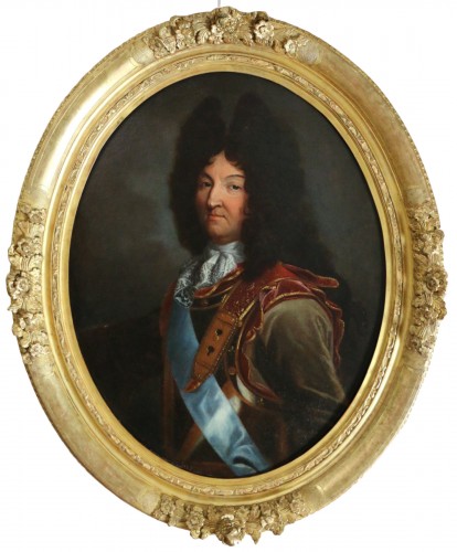 Hyacinthe Rigaud (1659-1743) et Atelier- Portrait de Louis XIV (version de 1694)