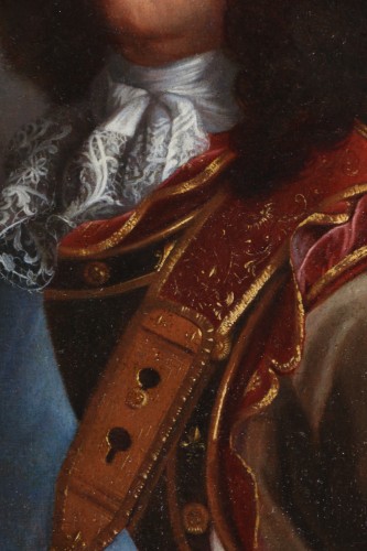 Hyacinthe Rigaud (1659-1743) and Atelier- Portrait of Louis XIV  - 