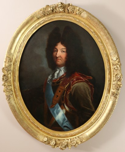 Louis XIV - Hyacinthe Rigaud (1659-1743) et Atelier- Portrait de Louis XIV (version de 1694)