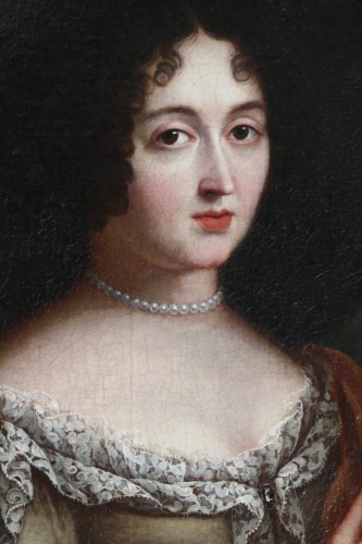 Paintings & Drawings  - Pierre Mignard (1612-1695) workshop. Madame Hersart born in Chateaubriant