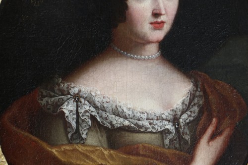 Pierre Mignard (1612-1695) workshop. Madame Hersart born in Chateaubriant - 