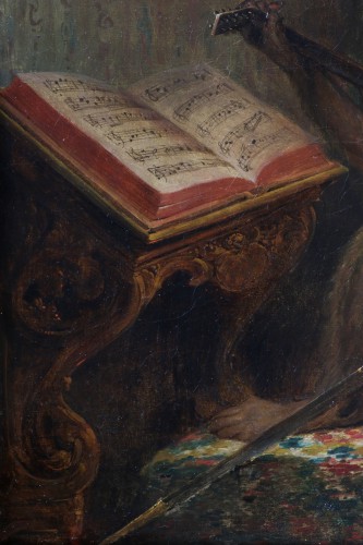 Louis-Philippe - Alexandre Gabriel Decamps (1803; 1860), -Singe musicien
