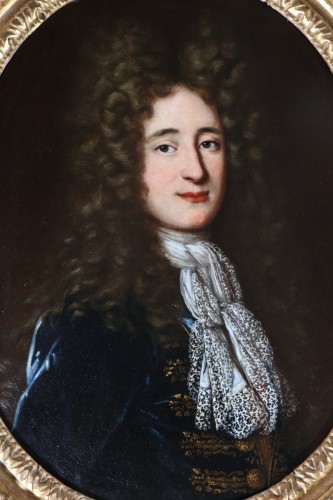 Portrait d'un jeune homme - attribué à Gaspard Rigaud (1661; 1705) - Tableaux et dessins Style Louis XIV