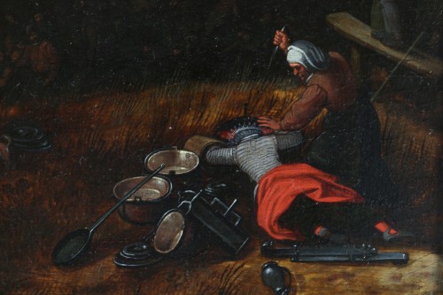 Antiquités - Gillis Mostaert (1528; 1598) - La révolte des villageois