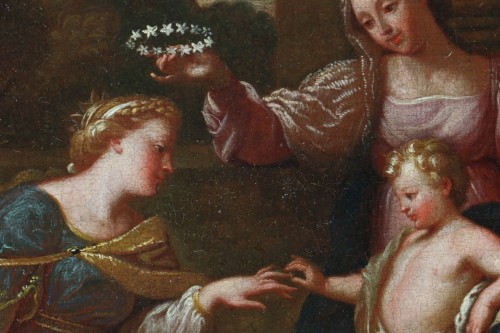 Louis XIV - Bon Boulogne (1649; 1717) The Mystical Marriage of Saint Catherine