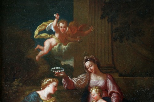 Antiquités - Bon Boulogne (1649; 1717) The Mystical Marriage of Saint Catherine