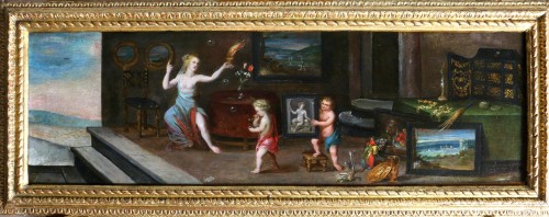 Jan Brueghel II le jeune (1601- 1678) et atelier. Vanité