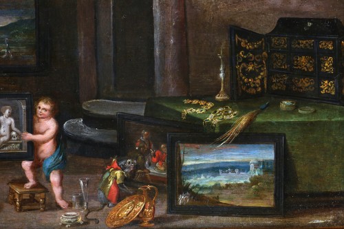 Paintings & Drawings  - Jan Brueghel II the younger (1601- 1678) and workshop. Vanity