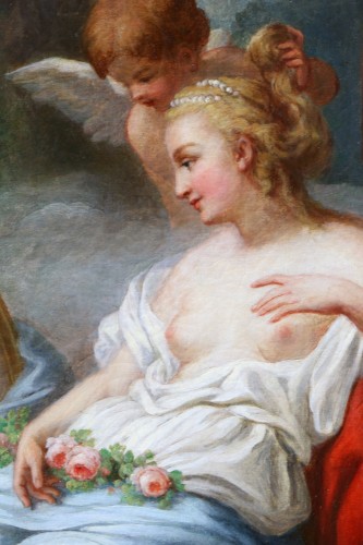 Le repos de Vénus -  Attribué à Charles Michel Ange CHALLES (1718 - 1778) - Galerie PhC