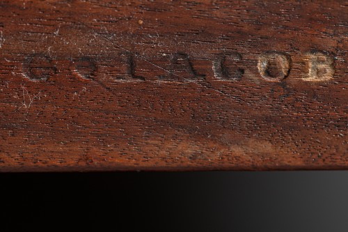 Paire de fauteuils à l'étrusque en acajou estampillés Georges Jacob vers 1790 - Sièges Style 