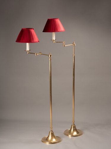 Luminaires Lampe - Maison Meilleur - Paire de lampes de lectures  télescopiques en laiton