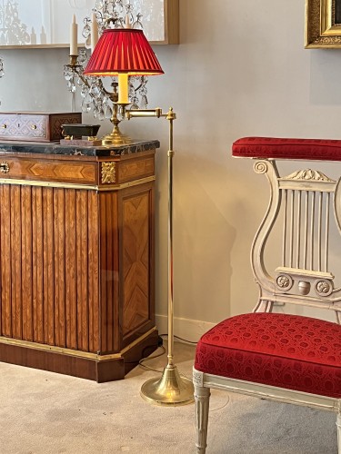 Maison Meilleur - Paire de lampes de lectures  télescopiques en laiton - Galerie Philippe Guegan