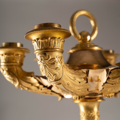  - A pair of Restauration ormolu candelabra by Pierre Philippe Thomire