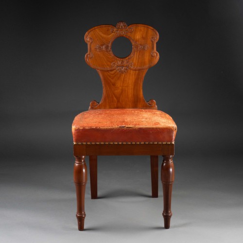  - A set of twelve mahogany dining chairs signed JACOB