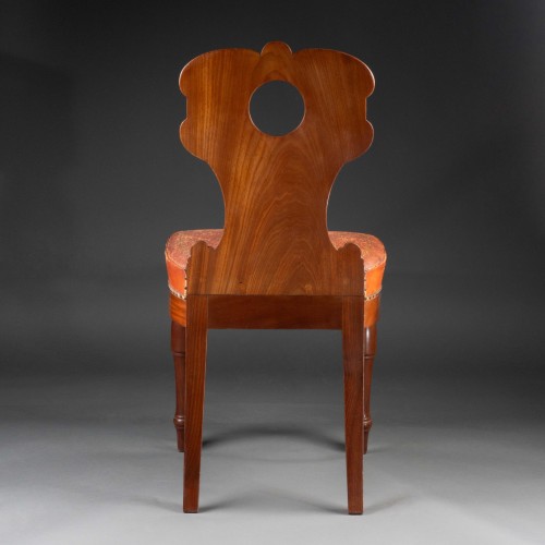Antiquités - A set of twelve mahogany dining chairs signed JACOB