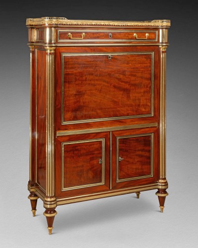 A Louis XVI secretaire à abbattant attributed to Molitor - Furniture Style Louis XVI