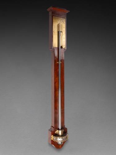 An Empire mahogany stick barometer - Empire