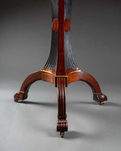 Jacob Frères - A Consulat ormolu mounted, brass inlaid and mahogany guéridon - Furniture Style Directoire